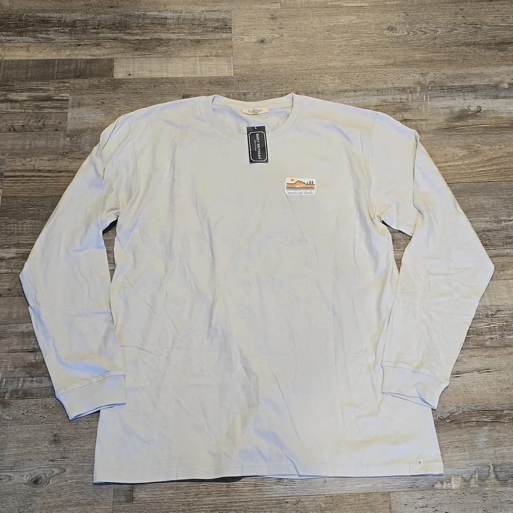 SIMPLY SOUTHERN | 'Merican Dude Long Sleeved Shirt | Size Large| NWT​‎